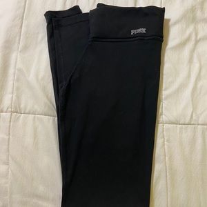 VS Pink Ultimate Black Leggings, XS